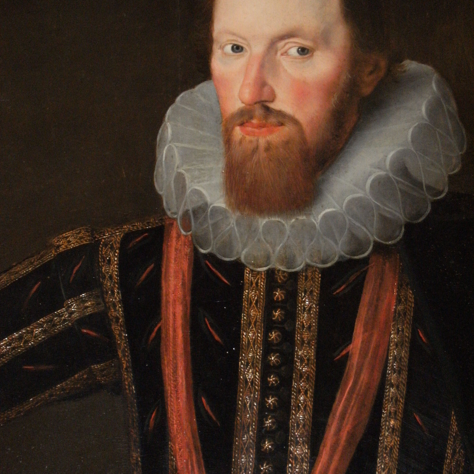 attributed to Robert Peake, (English, circa 1551-1626) portrait of Edward Lord Montagu, 1st Lord Montagu of Boughton, 1601 The Johnston Collection (A0951-1989, Foundation Collection) image © The Johnston Collection, Australia