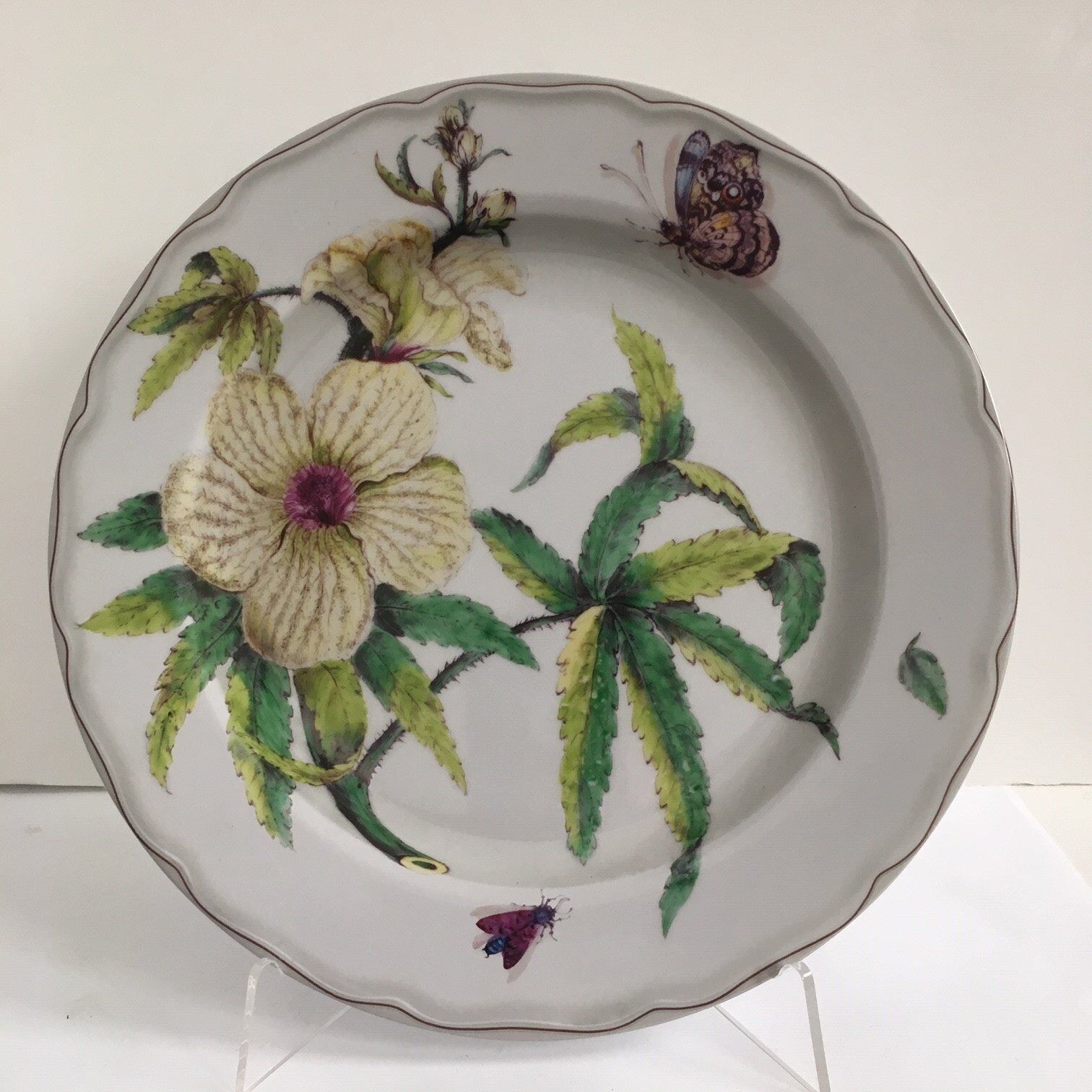 Tin Plate: Fitzwilliam Museum - Botanical Dessert Plate