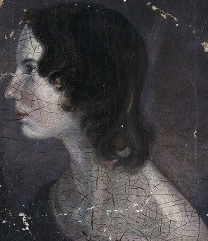 portrait of Emily Brontë circa 1833 new webpage crop