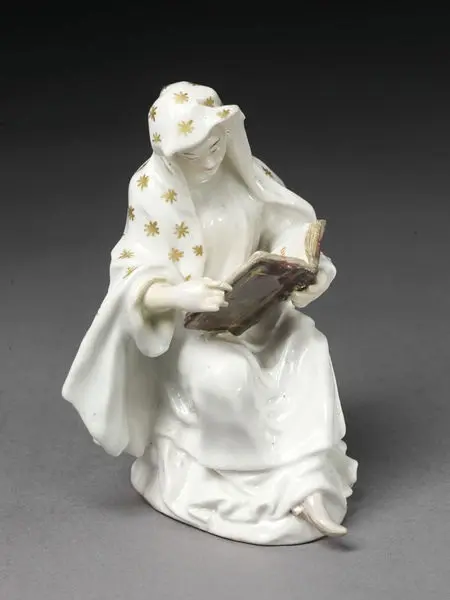 Chelsea porcelain factory, Nun, circa 1752-55, V&A Museum, London, C.205-1940