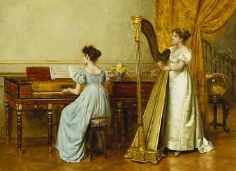 G_G_Kilburne_-_The_music_room