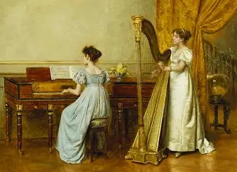 G_G_Kilburne_-_The_music_room