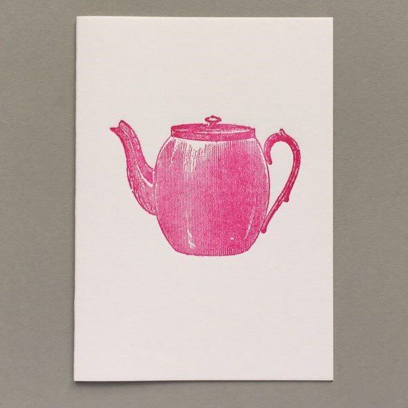 Card (Keyhole Collection):  Tea Pot
