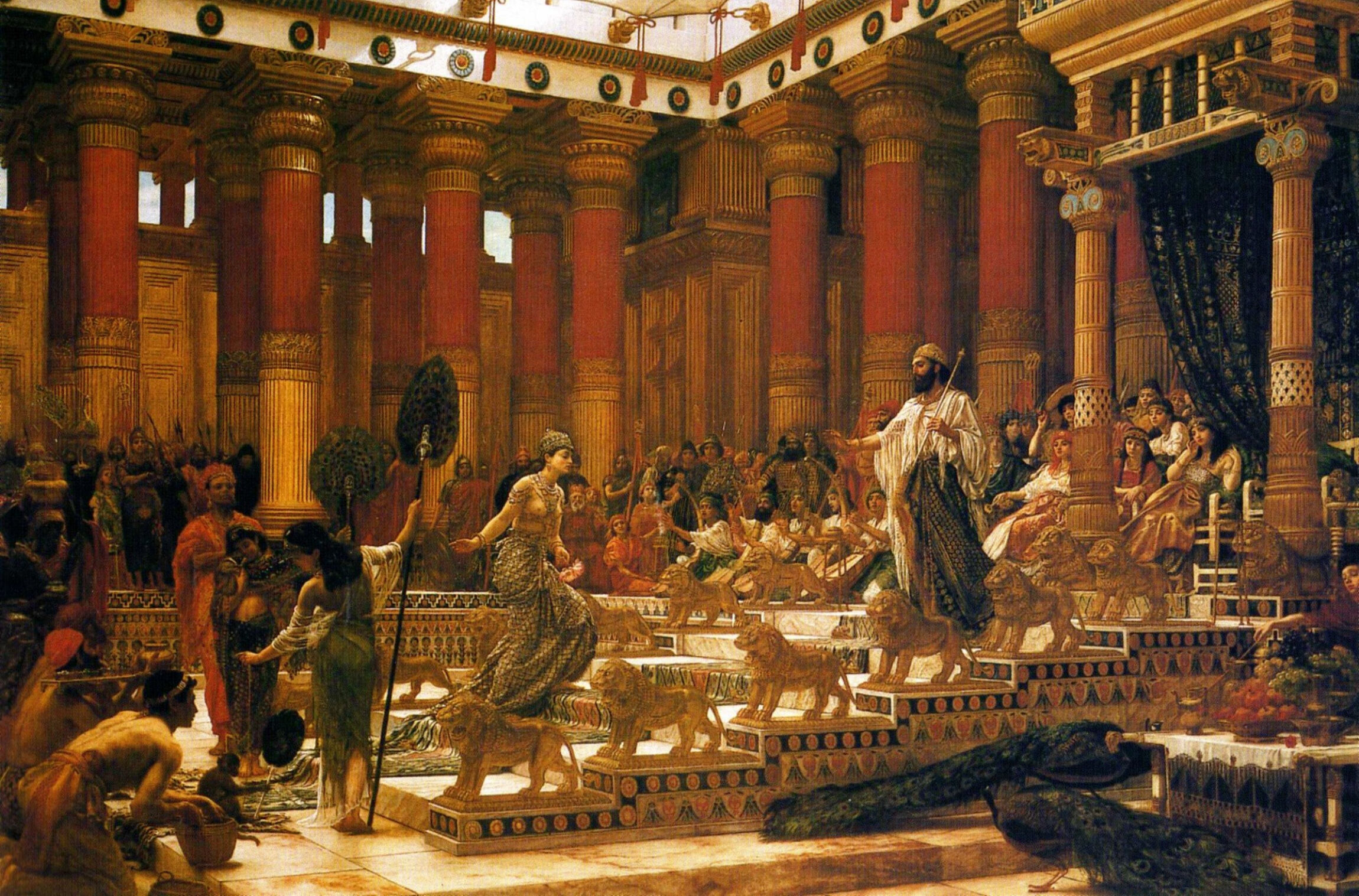 Sir Edward Poynter, The Visit of the Queen of Sheba to King Solomon