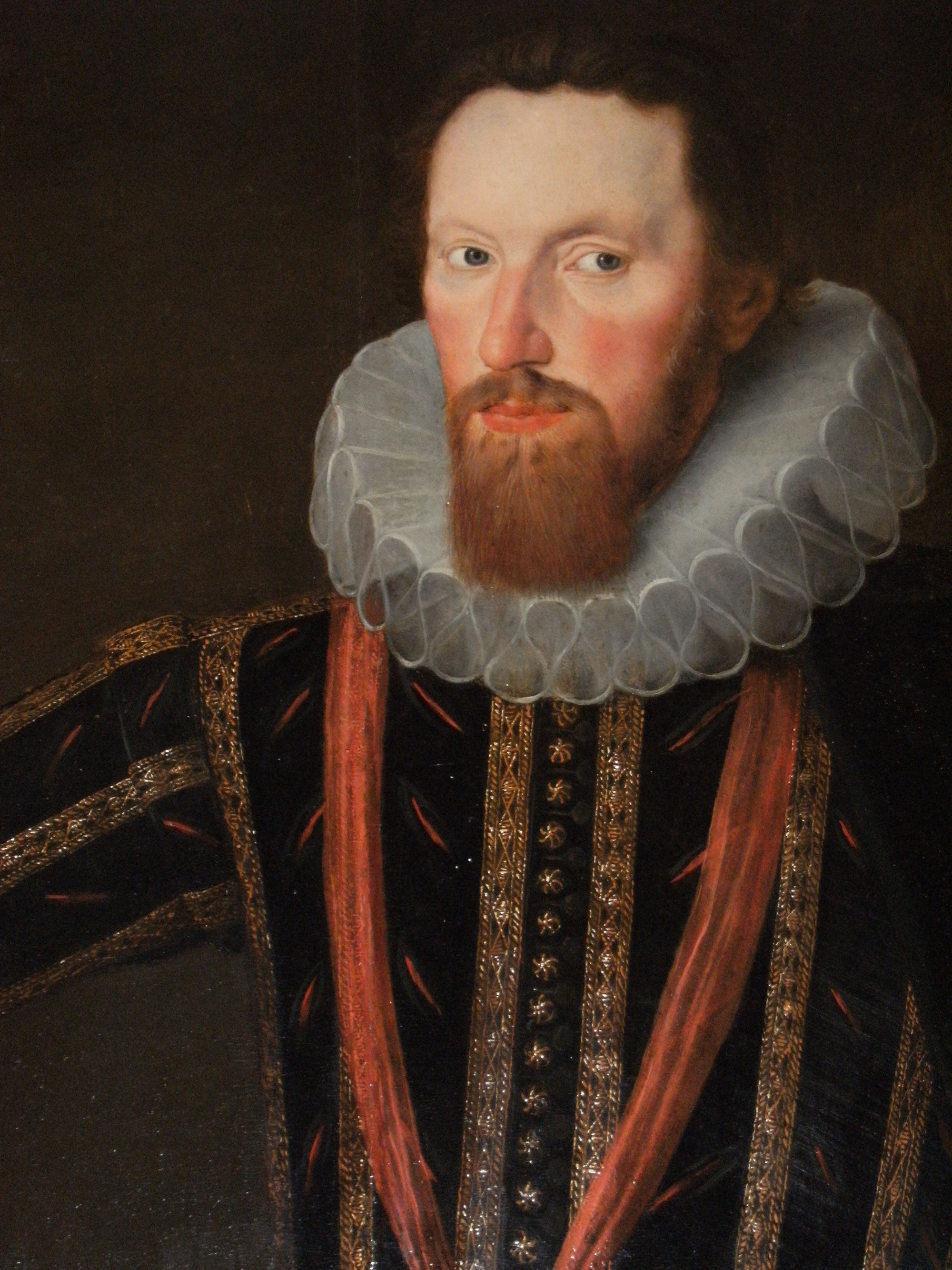 attributed to Robert Peake, (English, circa 1551-1626) portrait of Edward Lord Montagu, 1st Lord Montagu of Boughton, 1601 The Johnston Collection (A0951-1989, Foundation Collection) image © The Johnston Collection, Australia