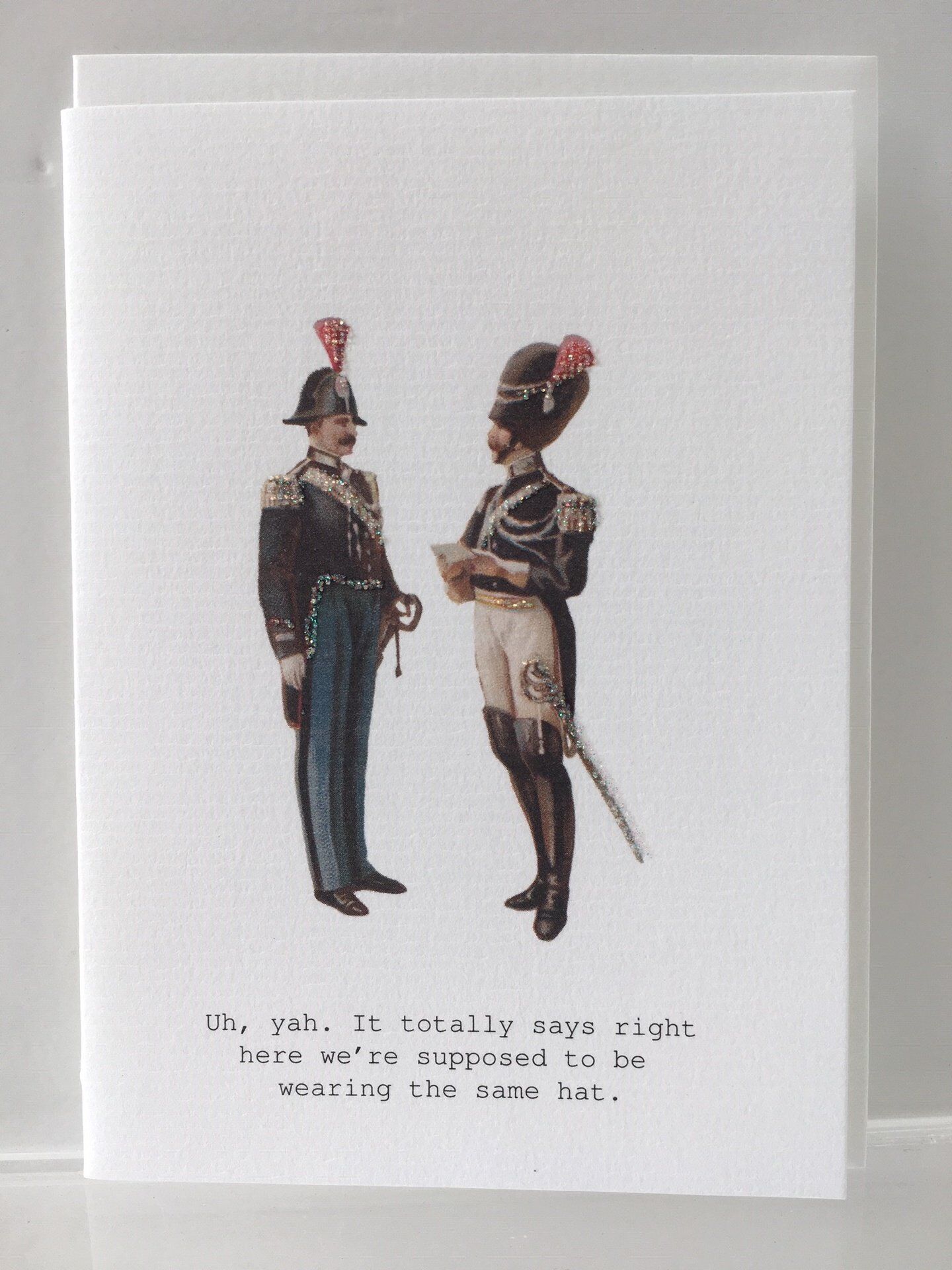 Card (Tokyo Milk): Men with Hats