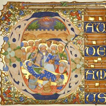 11. Historiated initial from a gradual