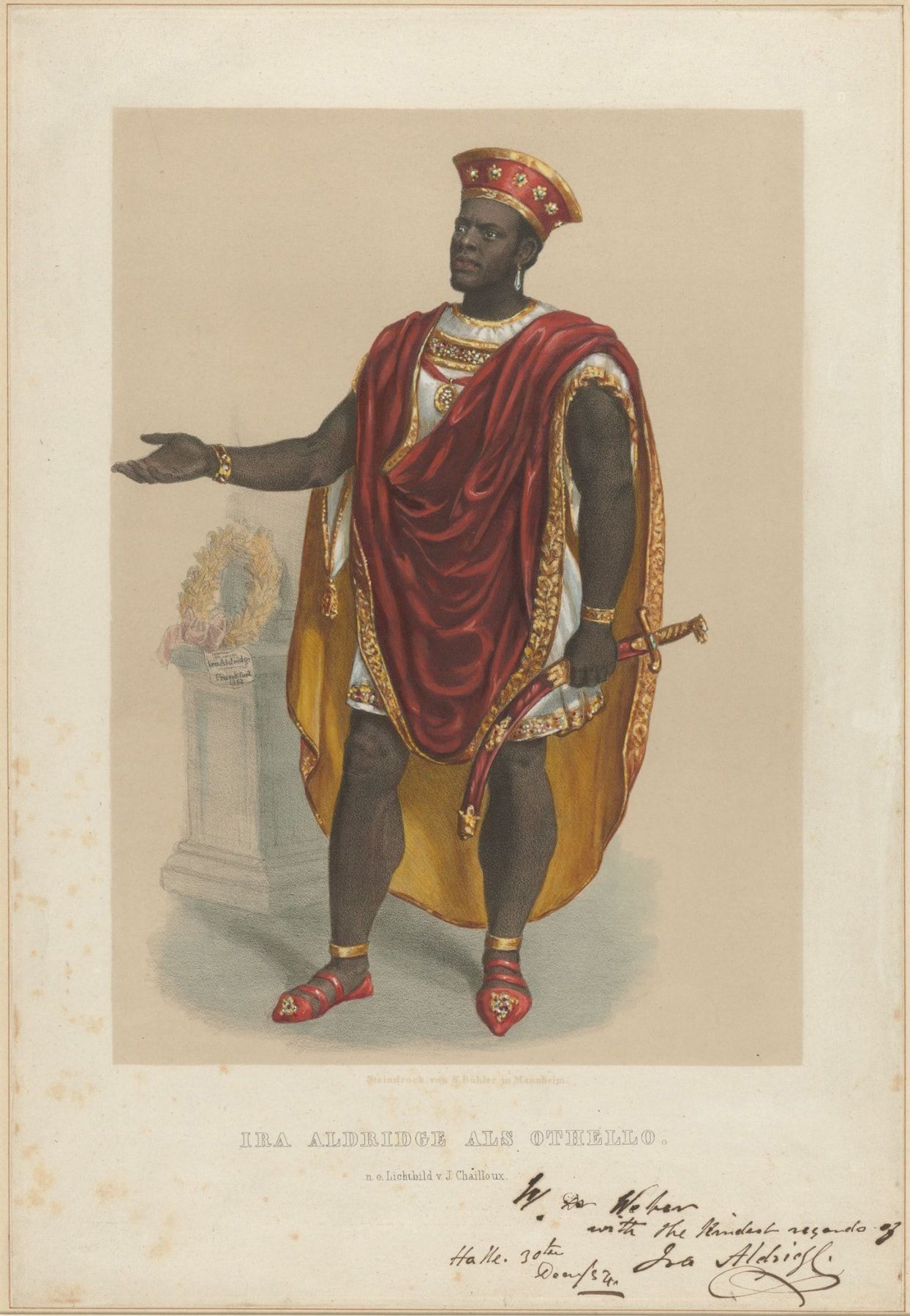 Ira Aldridge as Othello, 1854