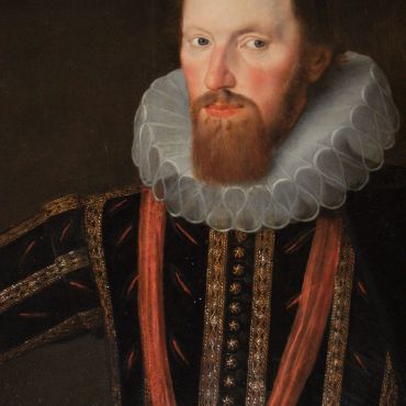 attributed to Robert Peake, (English, circa 1551-1626) portrait of Edward Lord Montagu, 1st Lord Montagu of Boughton, 1601 The Johnston Collection (A0951-1989, Foundation Collection) image © The Johnston Collection, Australia