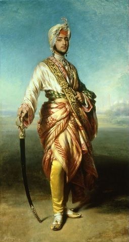Portrait of Duleep Singh, Maharajah of Lahore (1837-93)